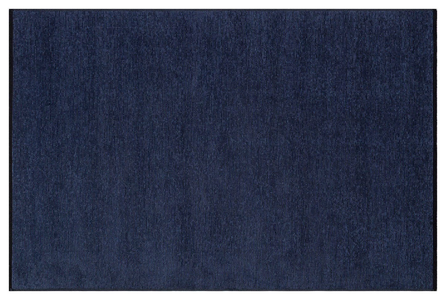 Blue Cotton Turkish Rug, Modern Washable Carpet