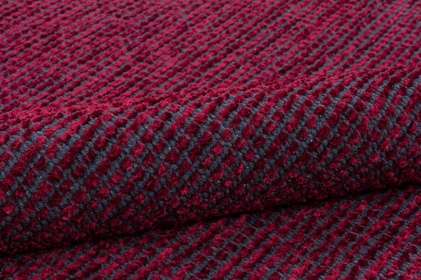 Red Cotton Turkish Rug, Modern Washable Carpet