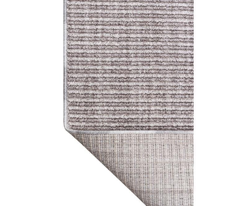 Custom Textured Runner Rug, Neutral Boho Hallway Area Rug, Hand-Woven Fringe Entryway Home Decor