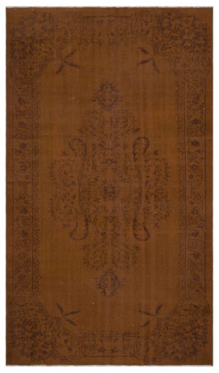 El Dokuma Yün'lü Türk Vintage Halı 172X282=4.85 m2
