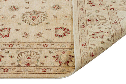 Vintage Turkish Wool Rug: Handmade Oriental Design (5.61 ft x 7.87 ft)
