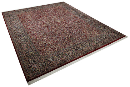 Vintage Turkish Wool Rug (8.20 ft x 10.17 ft): Handmade Persian Design