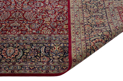 Vintage Turkish Wool Rug (8.20 ft x 10.17 ft): Handmade Persian Design