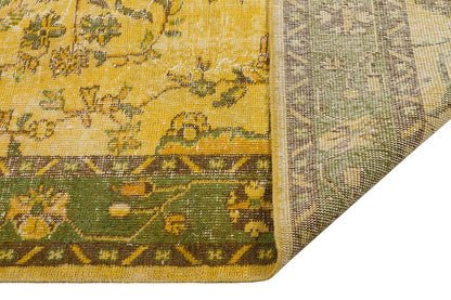 Vintage Turkish Wool Rug (6.1x10 ft): Handmade Anatolian Persian Design