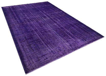 Vintage Turkish Wool Rug (7x10 ft): Handmade Anatolian Persian Design