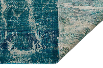 Vintage Turkish Wool Rug (5.6x8.5 ft): Handmade Anatolian Bohemian Area Rug
