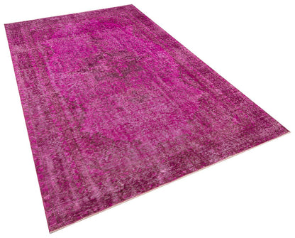 Vintage Turkish Wool Rug (5.6x9.4 ft): Bohemian Anatolian Area Rug