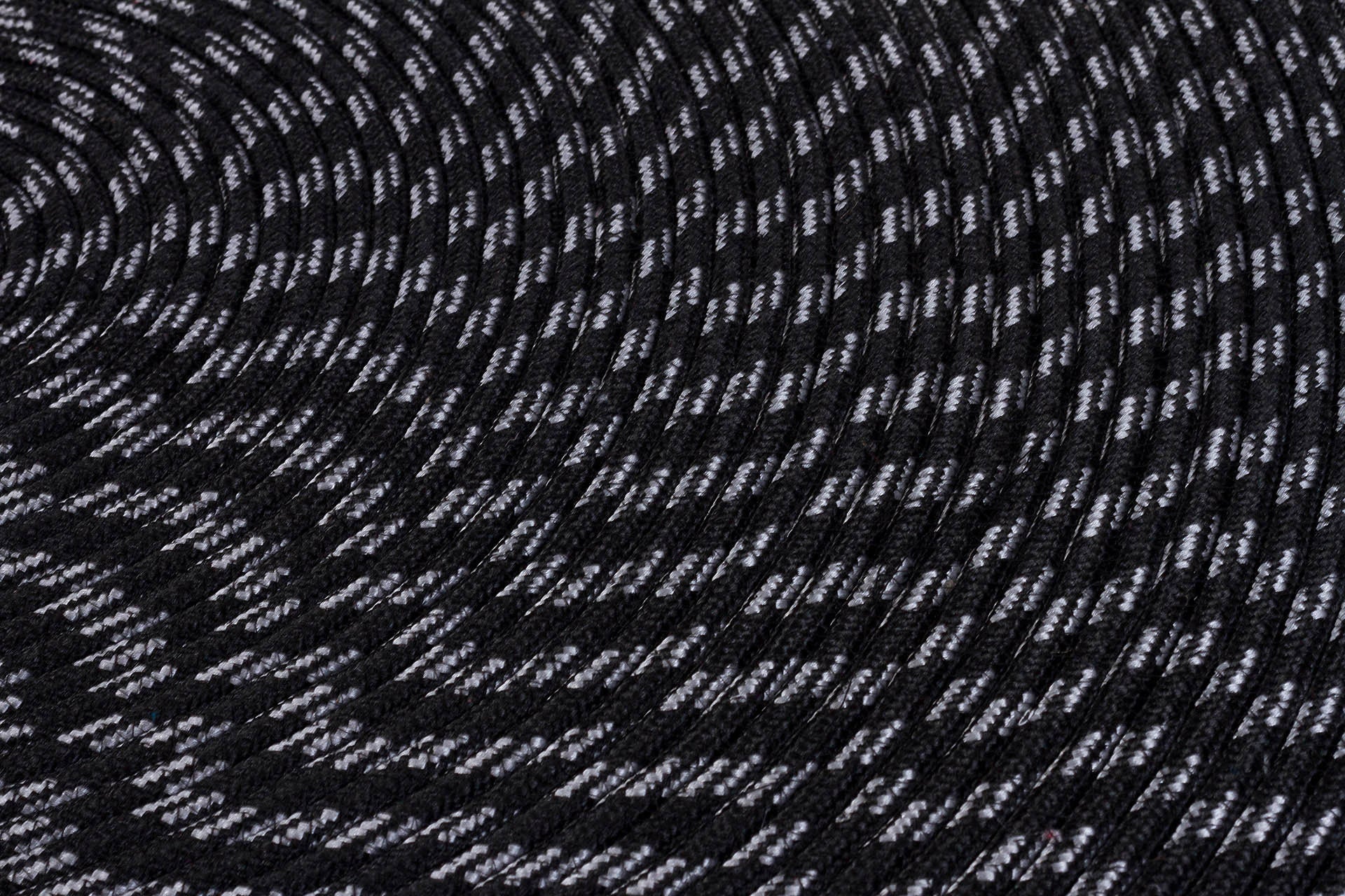 Washable Black Jute Rug: Circle Rug, Indoor/Outdoor carpet