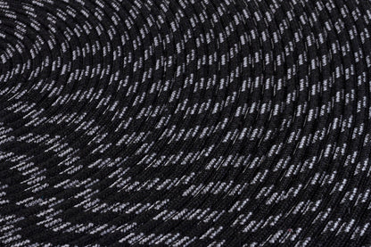 Washable Black Jute Rug: Circle Rug, Indoor/Outdoor carpet
