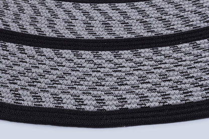 Washable Black Jute Rug: Bohemian Outdoor/Indoor Circle Rug