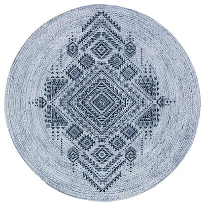 Bohemian Jute Rug: Washable Outdoor Circle Rug