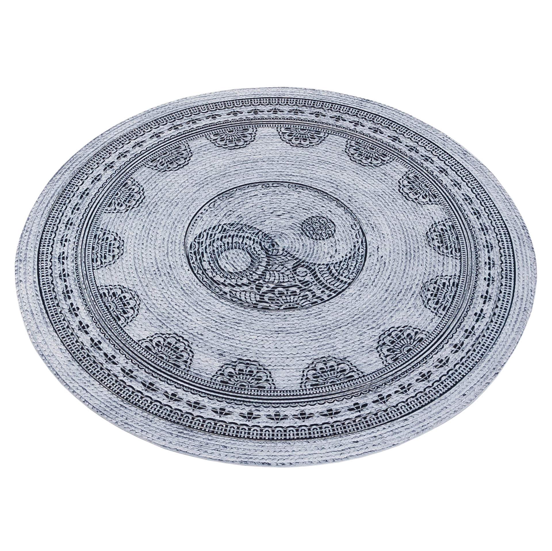 Yin Yang Jute Rug: Bohemian Outdoor/Indoor Carpet