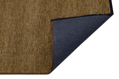 Washable Jute Style Area Rug – Earth Tone Tan, Brown Woven Carpet (Low Pile)