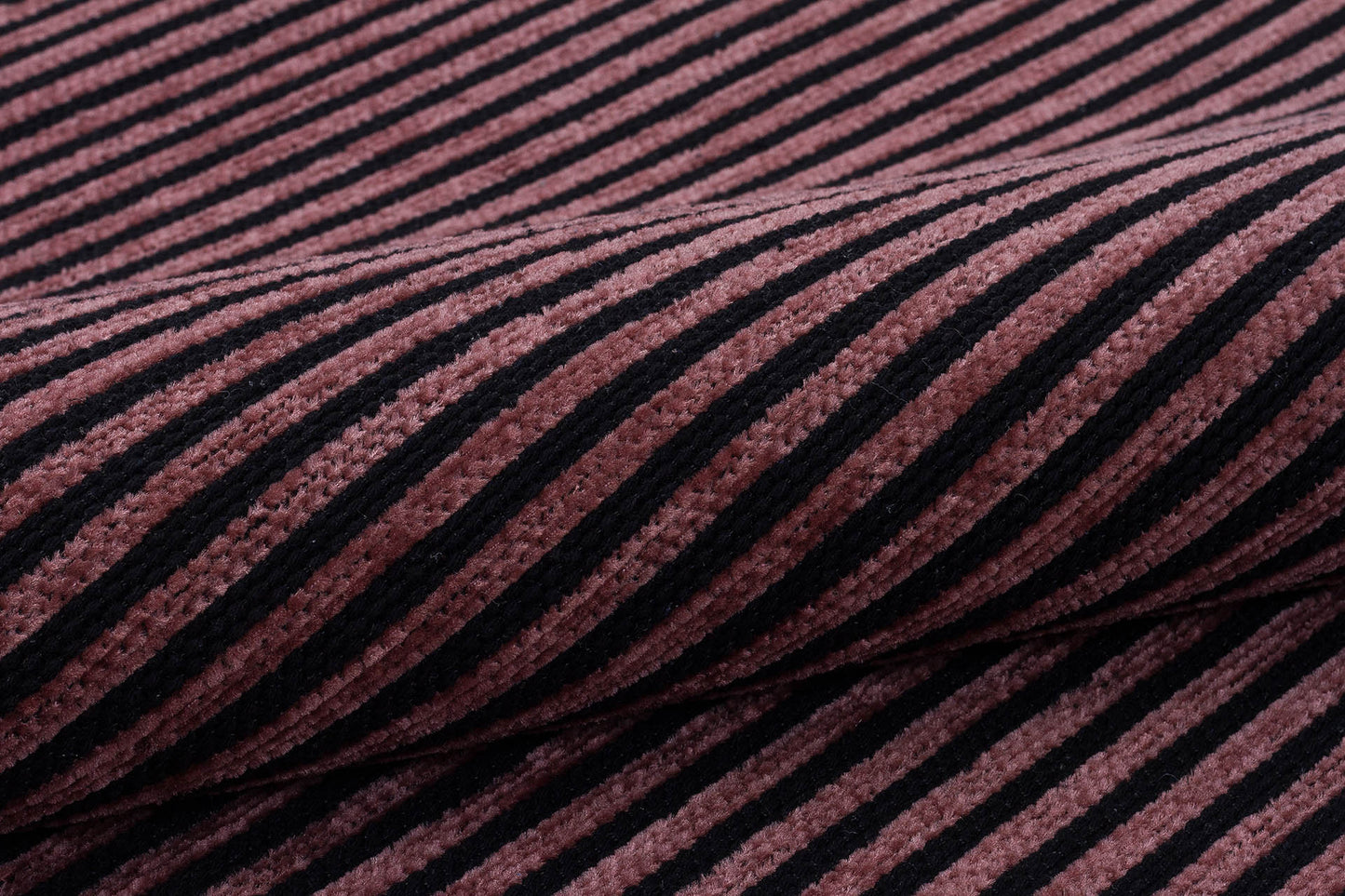 Dark Burgundy Striped Area Rug | Washable Ribbed Carpet, Pet Friendly Non-Slip Home Decor