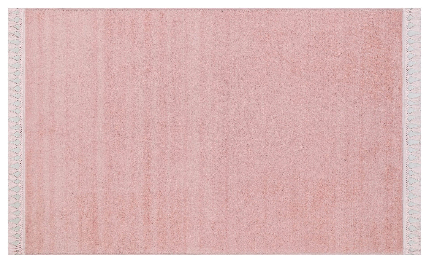Fluffy Pink Rug: Modern Cotton Washable Carpet