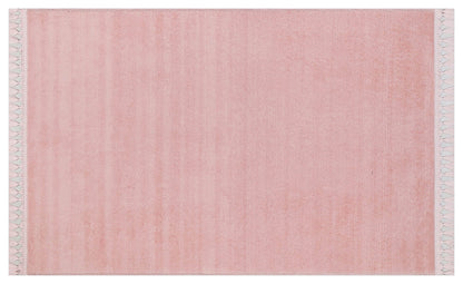 Fluffy Pink Rug: Modern Cotton Washable Carpet