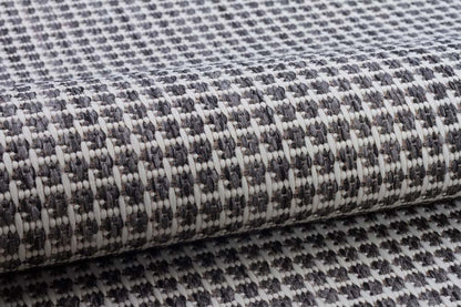 Washable Silver Jute Rug: Plain Outdoor/Indoor Carpet