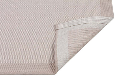 Washable Beige Jute Rug: Bohemian Outdoor/Indoor Carpet