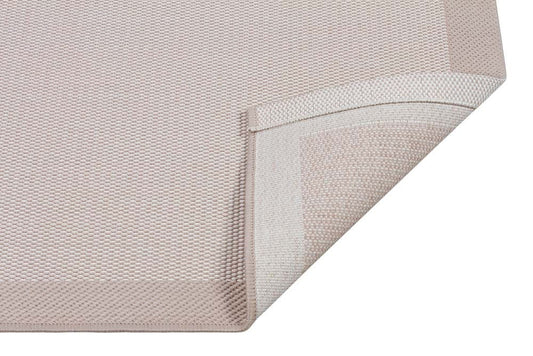 Washable Beige Jute Rug: Bohemian Outdoor/Indoor Carpet