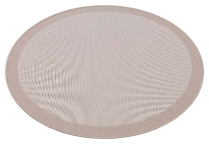 Washable White Jute Rug: Bohemian Outdoor/Indoor Circle Carpet