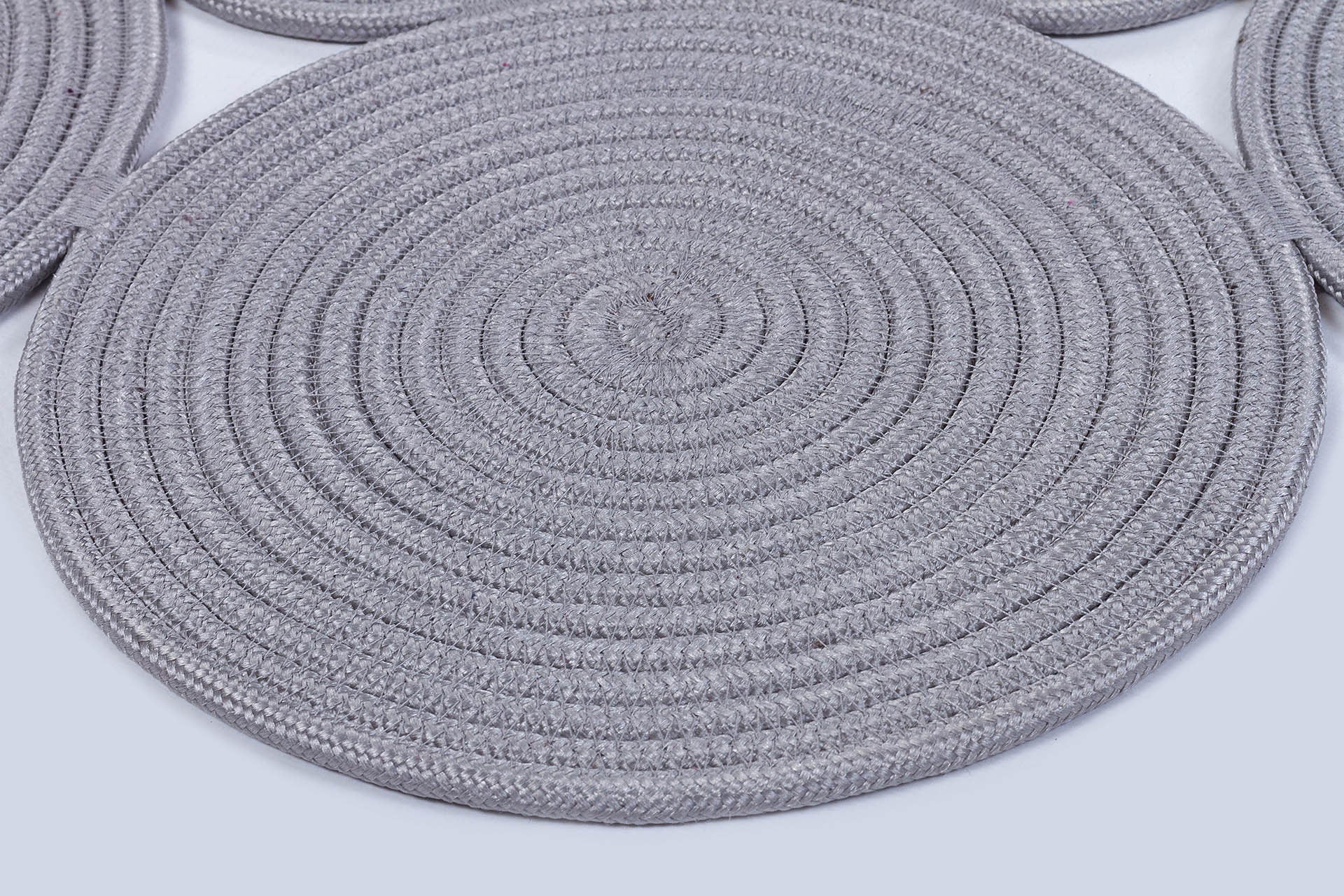 Bohemian Jute Circle Rug: Washable Indoor/Outdoor Decor