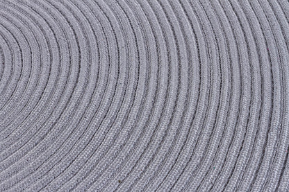 Washable Jute Rug: Bohemian Circle Rug with Decorative Border