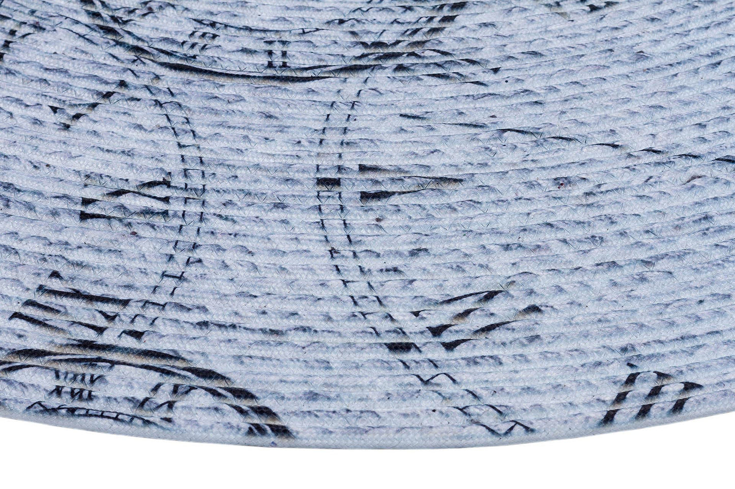 Clockwork Gray Jute Rug: Washable Bohemian Style, Indoor/Outdoor