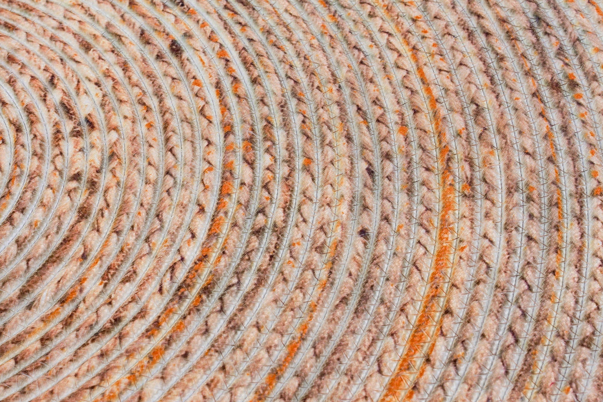 Bohemian Jute Rug: Washable Indoor Outdoor Circle Rug