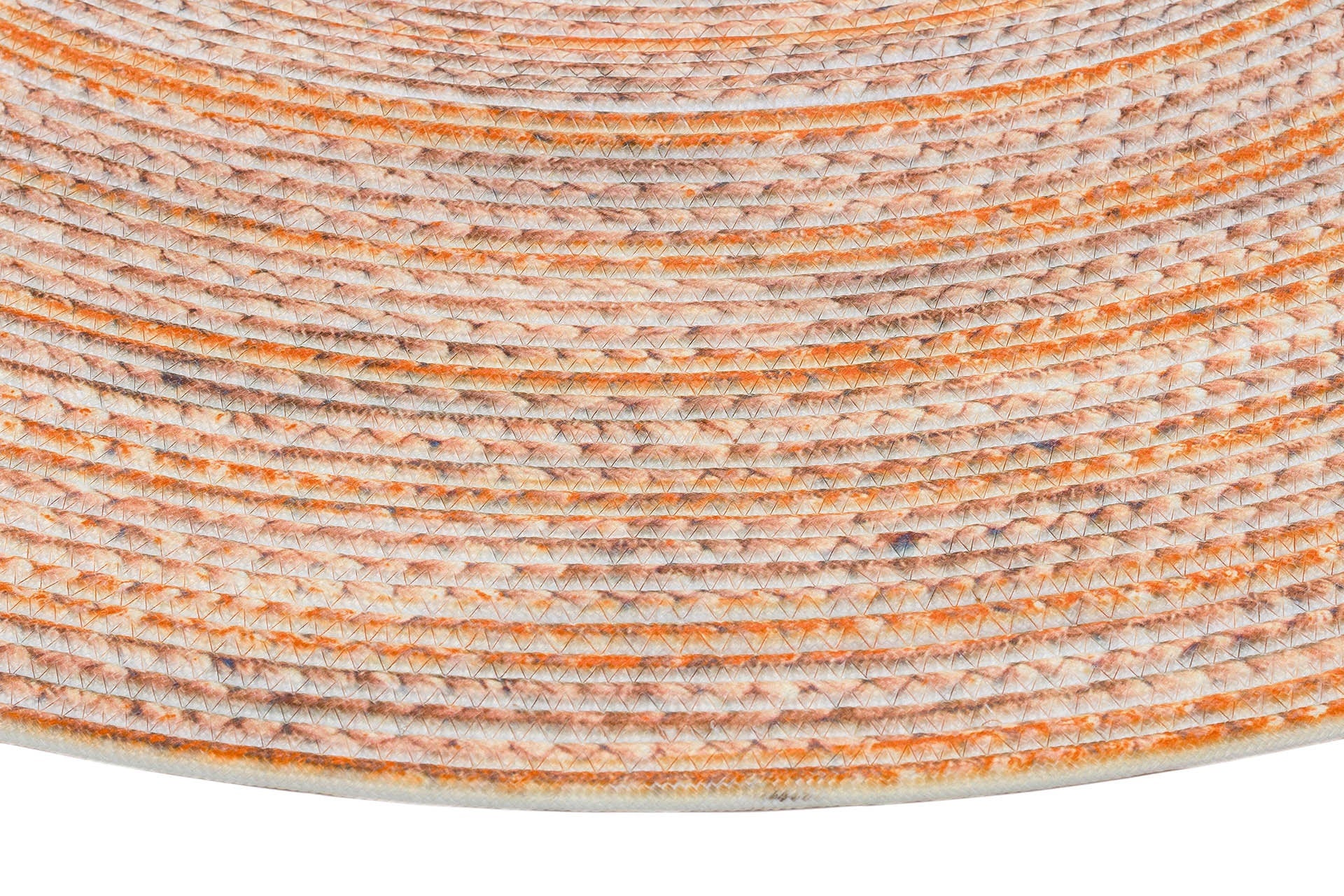 Bohemian Jute Rug: Washable Indoor Outdoor Circle Rug