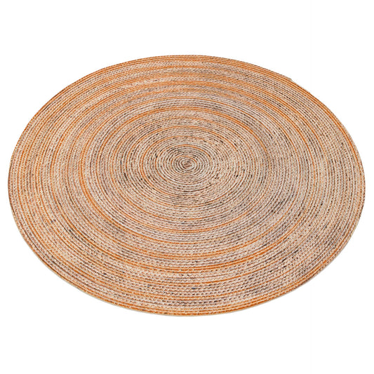 Bohemian Jute Rug: Washable Indoor Outdoor Circle Rug