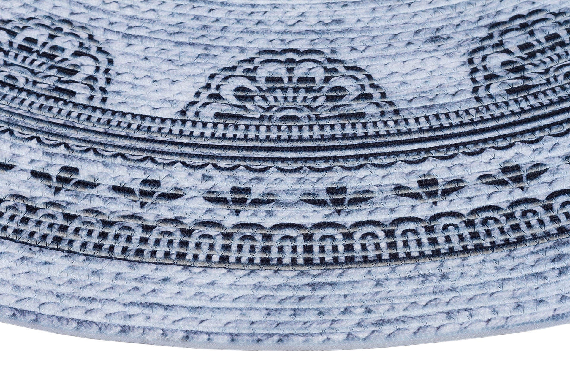 Yin Yang Jute Rug: Bohemian Outdoor/Indoor Carpet