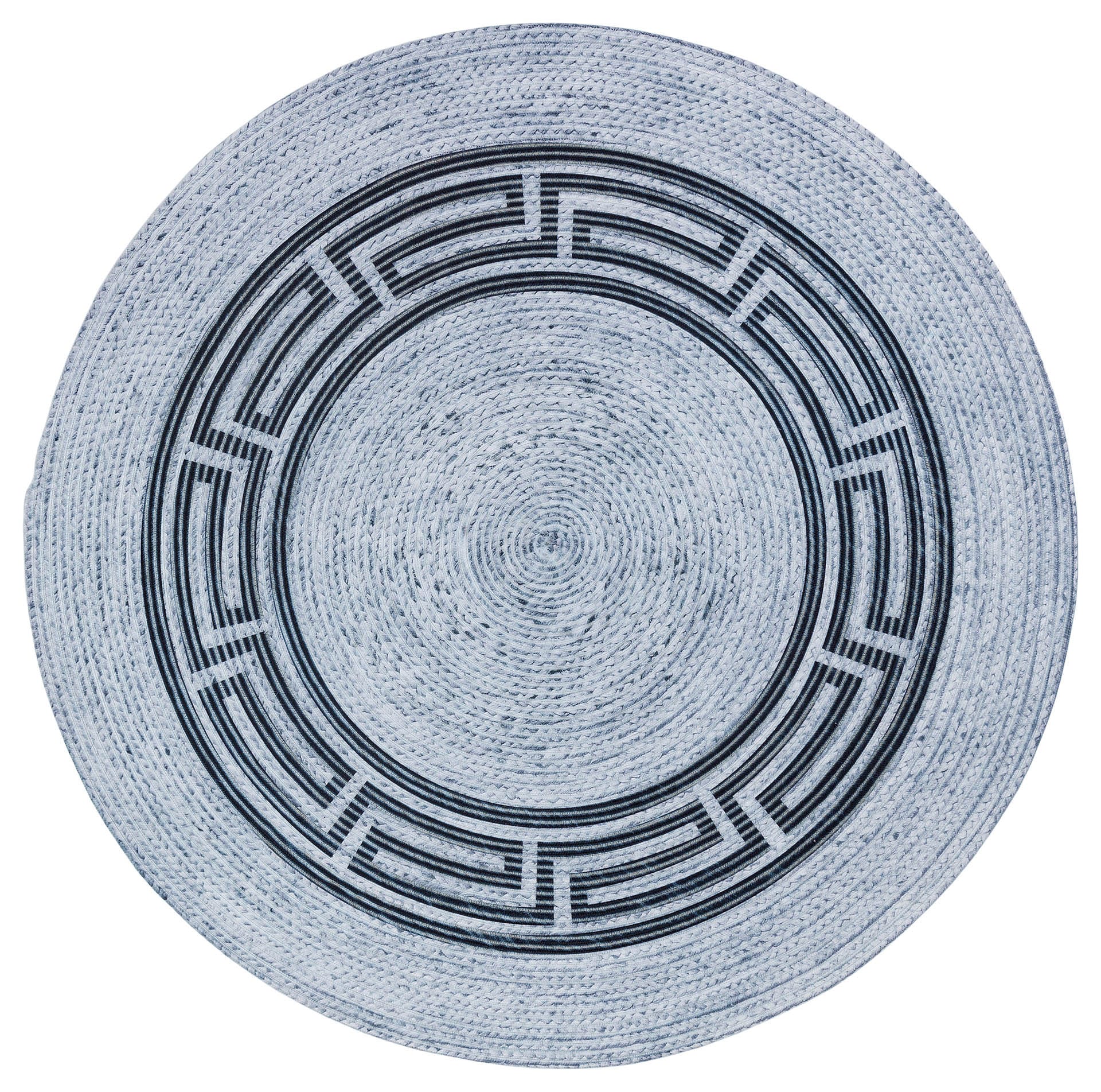 Bohemian Jute Rug: Washable Outdoor Circle Rug