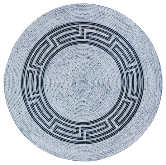 Bohemian Jute Rug: Washable Outdoor Circle Rug