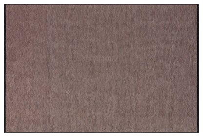 Modern Brown Stripe Rug: Washable Plain Cotton, Anti-Allergic carpet