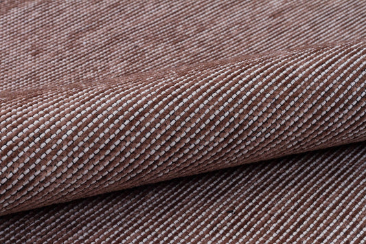 Modern Brown Stripe Rug: Washable Plain Cotton, Anti-Allergic carpet