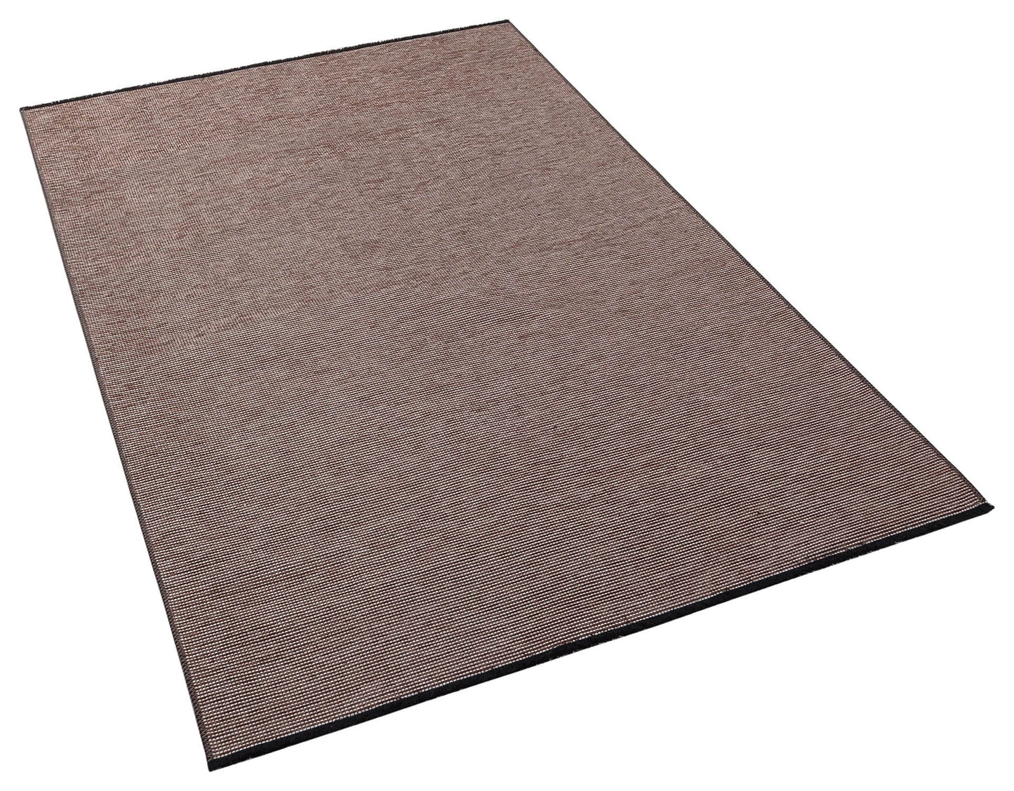 Modern Brown Stripe Rug: Washable Plain Cotton, Anti-Allergic carpet