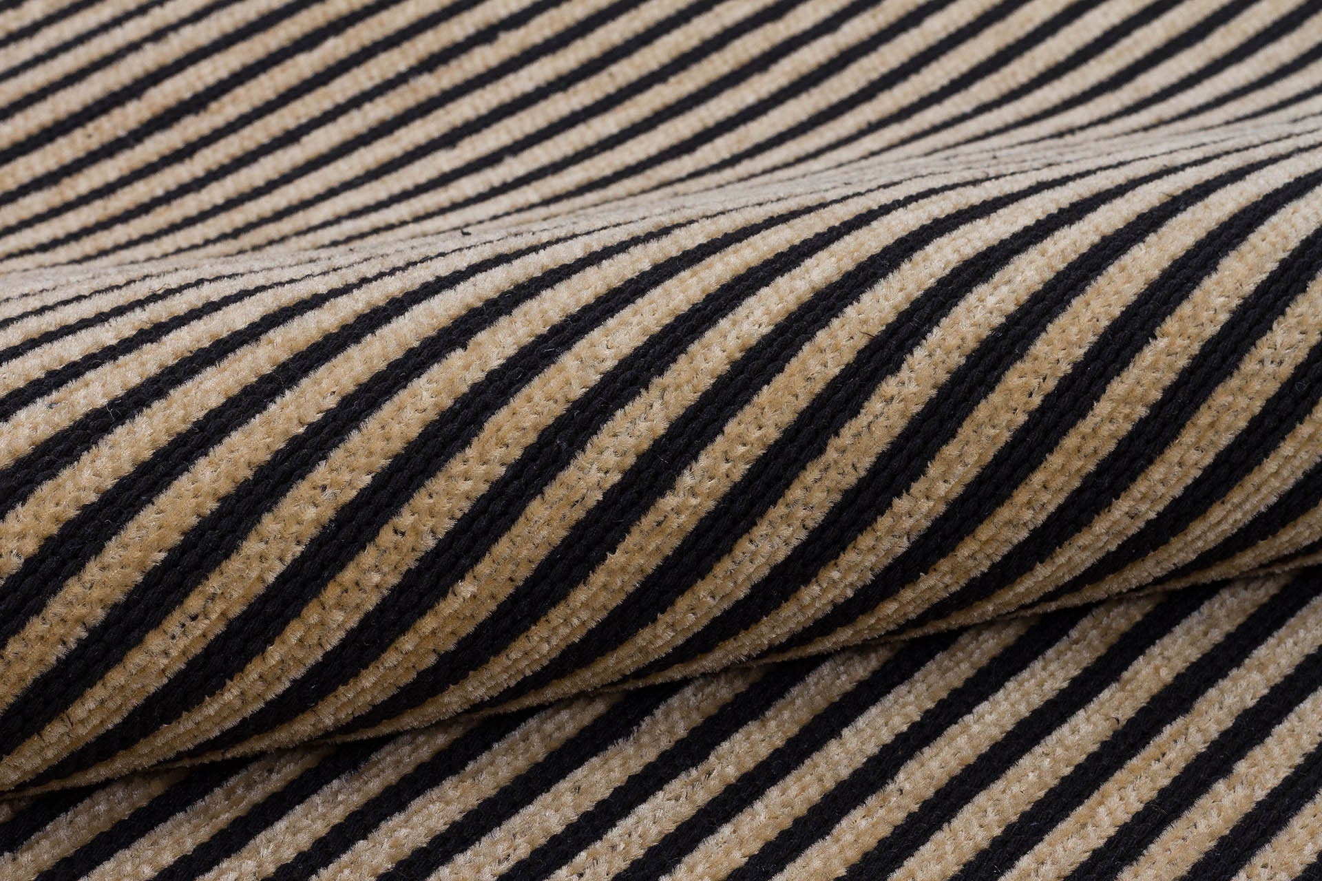 Modern Striped Rug, Yellow Home Decor, Washable Cotton Carpet