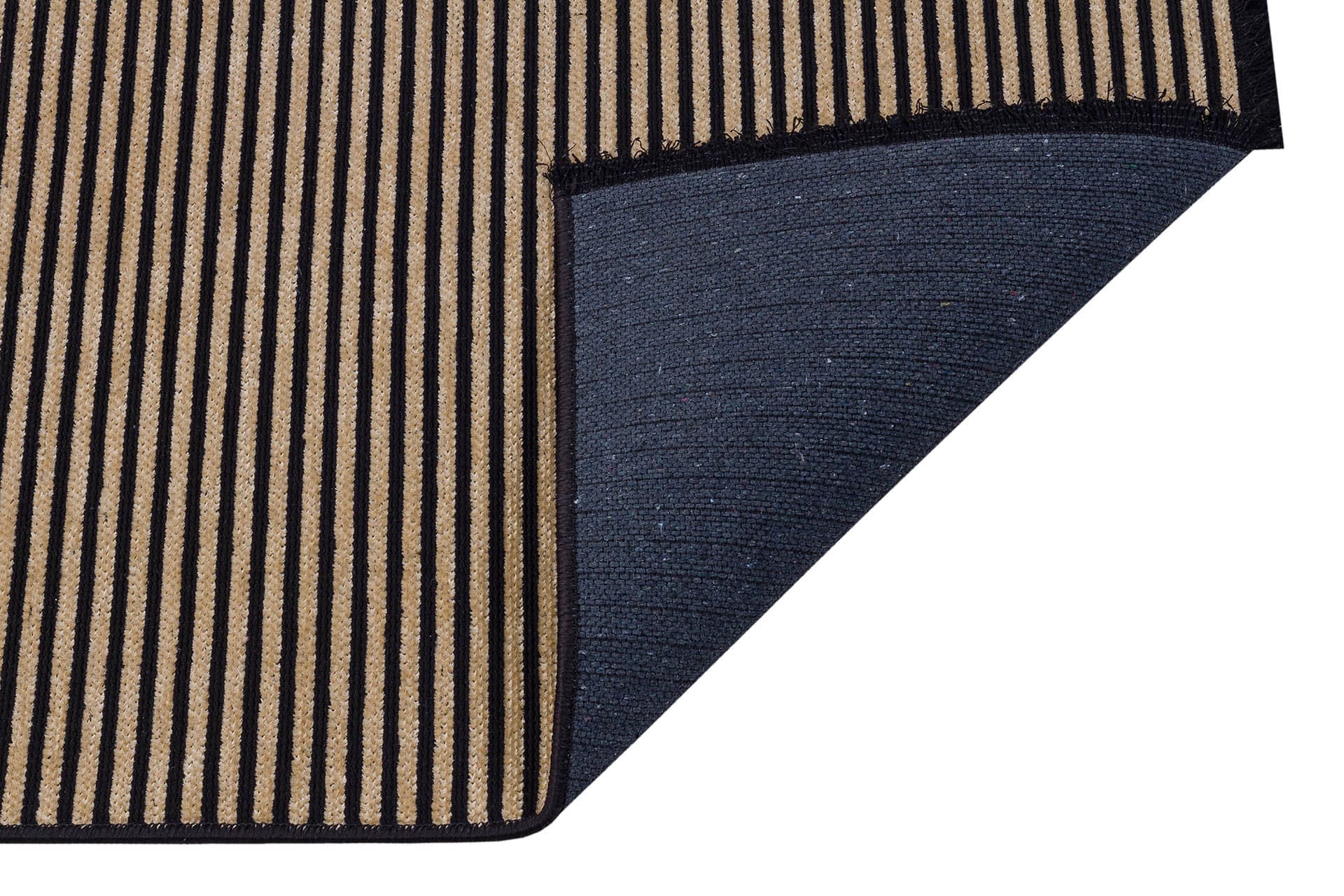 Modern Striped Rug, Yellow Home Decor, Washable Cotton Carpet
