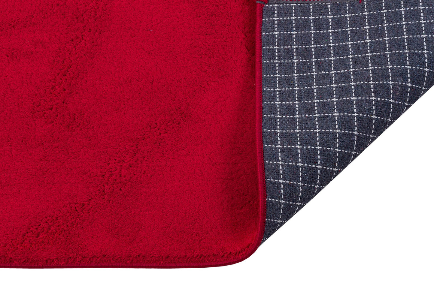 Red Fluffy Rug: Modern Fluffy Carpet with Tassels, Washable