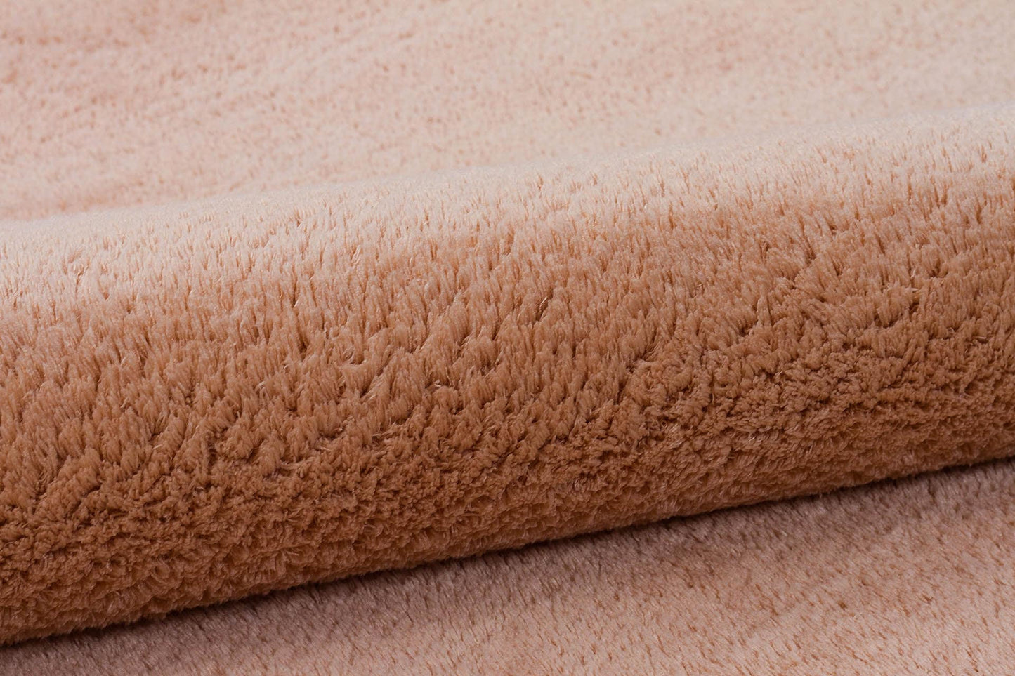 Fluffy Beige Rug with tassels: Modern Home Decor, Anti-Allergic Cotton Carpet