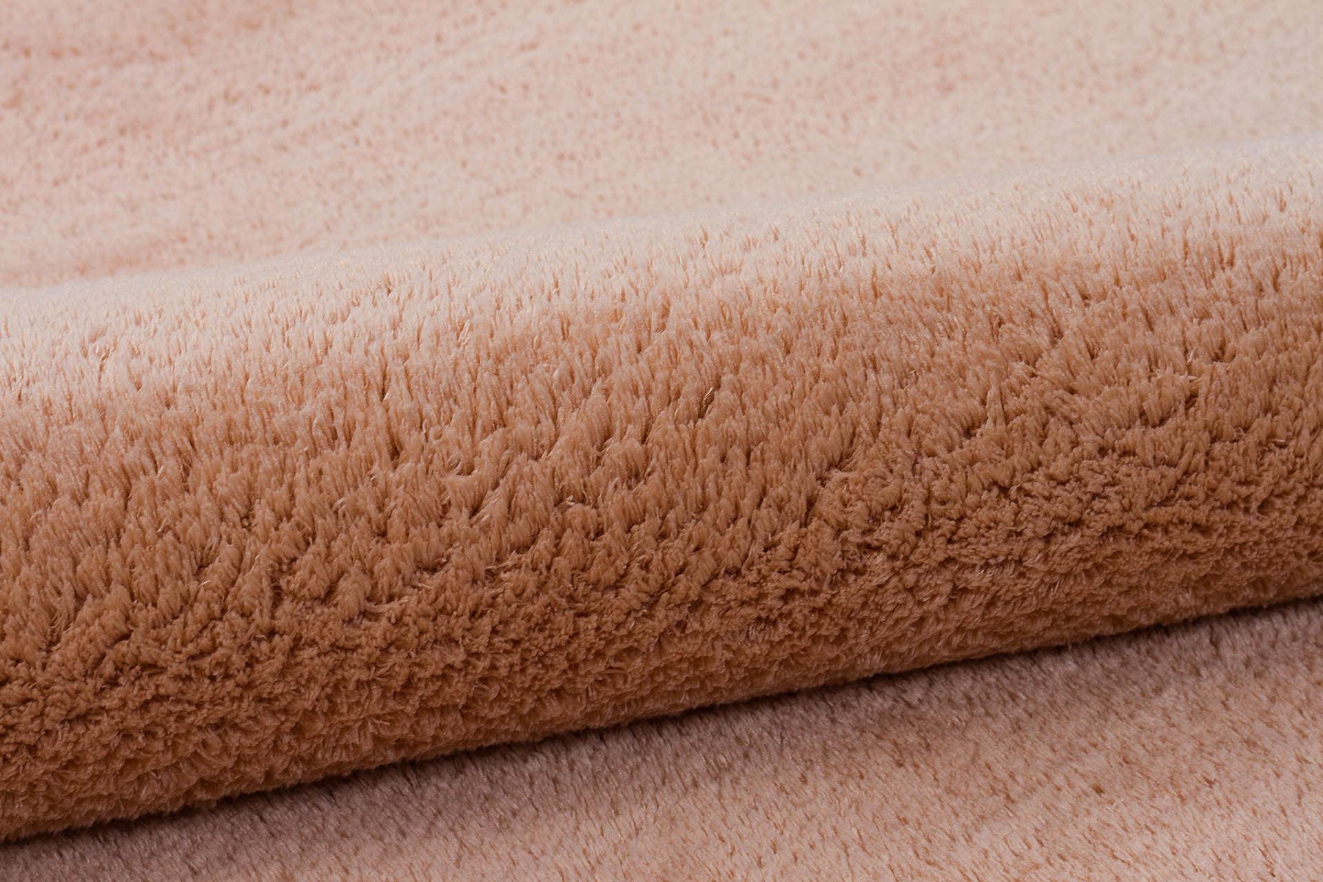 Fluffy Beige Rug with tassels: Modern Home Decor, Anti-Allergic Cotton Carpet
