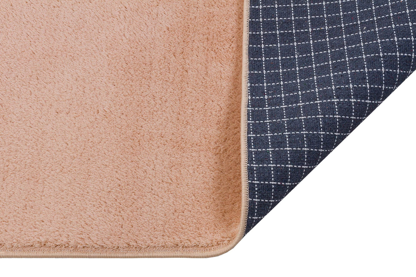 Fluffy Beige Rug with tassels: Modern Home Decor, Anti-Allergic Cotton Carpet