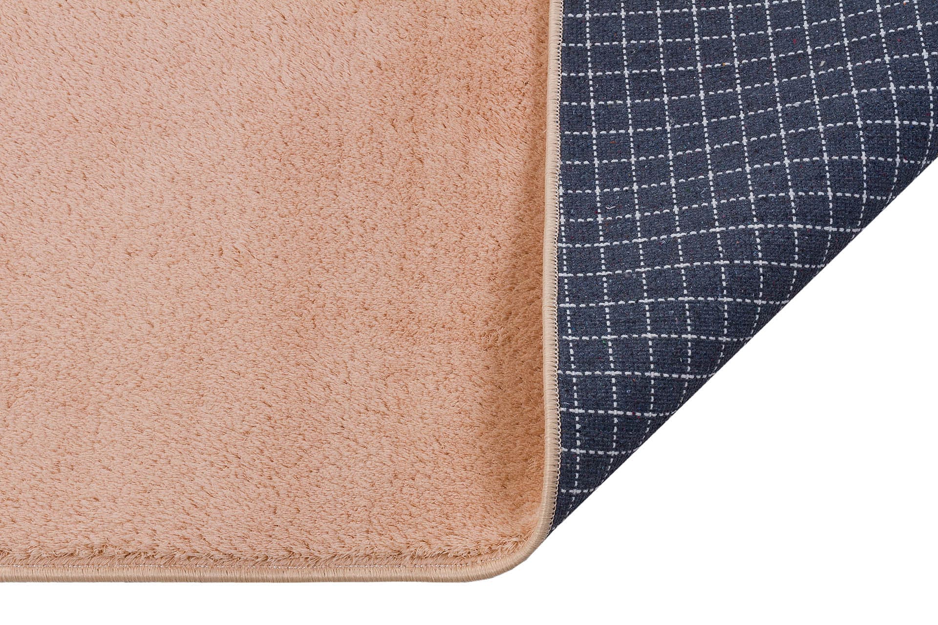 Fluffy Beige Rug with tassels: Modern Home Decor, Anti-Allergic Cotton Carpet