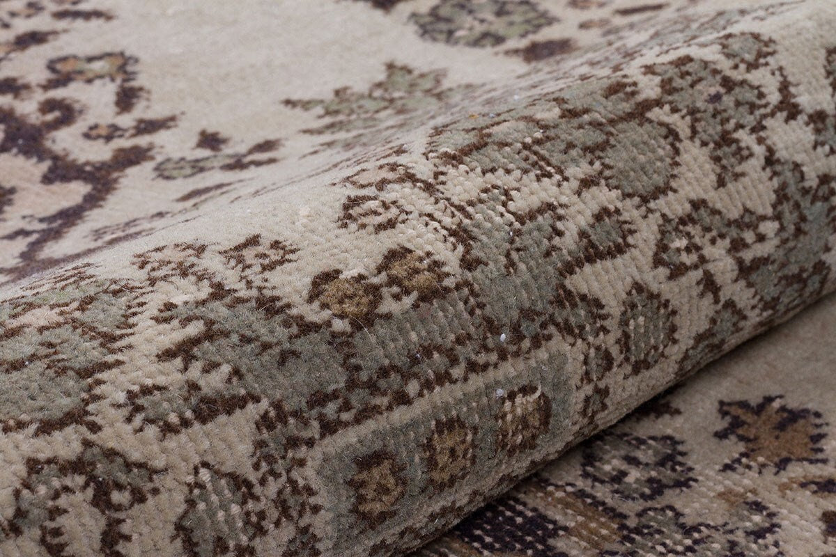 Vintage Turkish Wool Rug: 5'5''x10'2'' Anatolian Bohemian Area Rug
