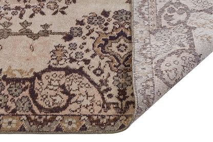 Vintage Turkish Wool Rug: 5'5''x10'2'' Anatolian Bohemian Area Rug