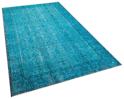 Vintage Turkish Wool Rug (5'3''x9'1''): Handmade Anatolian Area Rug