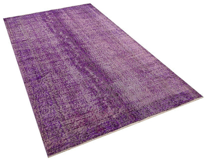 Vintage Turkish Wool Rug (4'9''x8'7") - Bohemian Persian Design