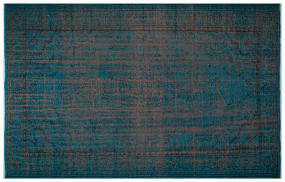 Vintage Turkish Wool Rug (5.68x9.51ft): Handmade Anatolian Area Rug