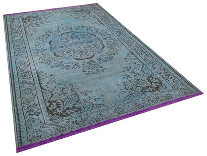 Vintage Turkish Wool Rug (6'x9'7") - Anatolian Persian Design