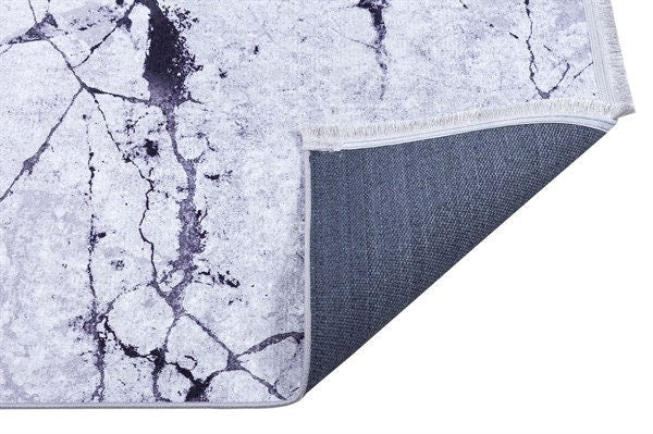 Modern Marble Area Rug – Abstract Stone Pattern, Washable Living Room Carpet